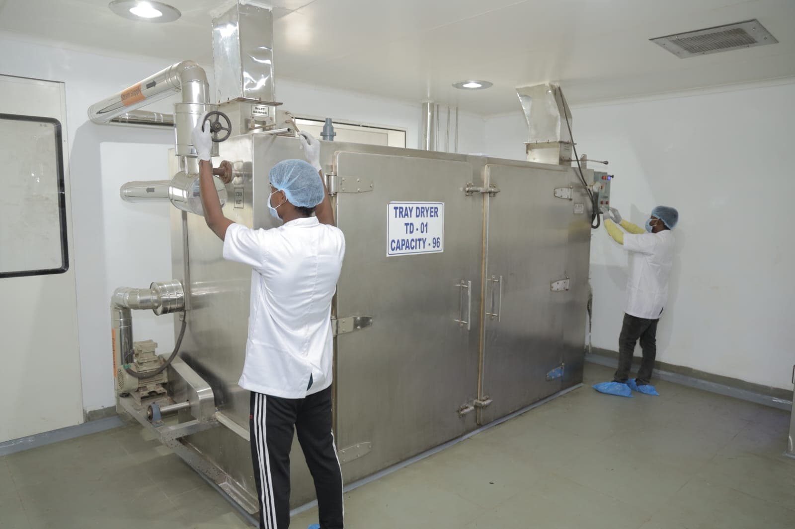 GMP certified manufacturing environment and process safety lab